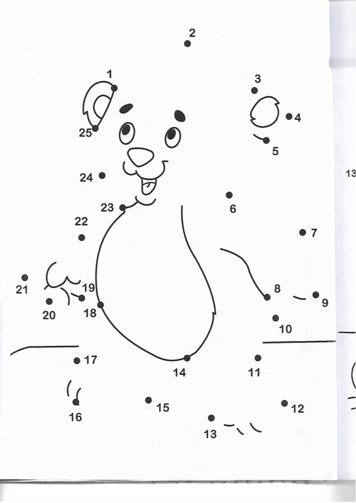 mouse animal printable dot to dot – connect the dots numbers-1-25